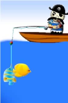 halas horgászos játék